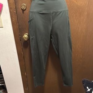 Balance Collection Green High-Waist Leggings